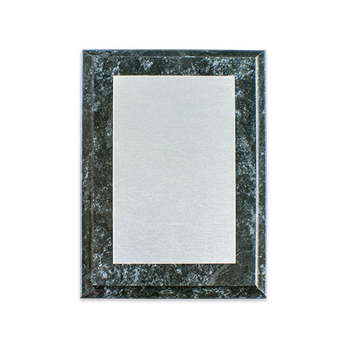 Metall-Urkunde schwarz marmoriert Aluplatte