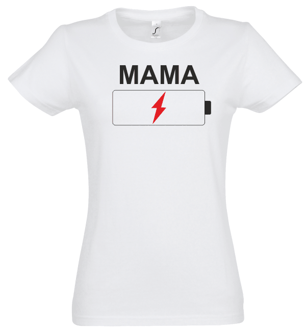 T-shirt Familienakku Mama